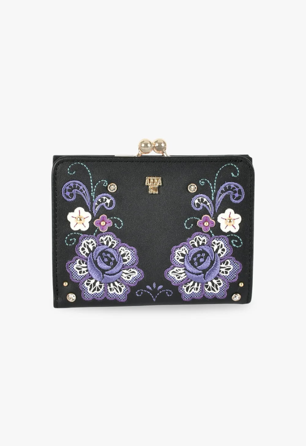 The Lullaby Wallet - Black | Anna Sui