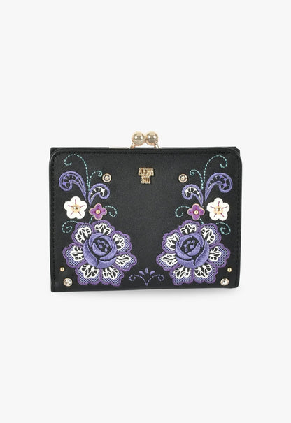 The Lullaby Wallet - Black | Anna Sui