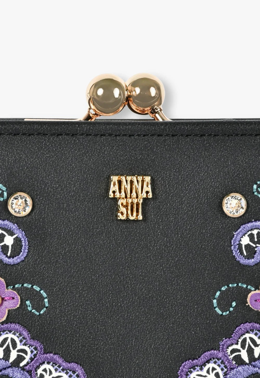 The Lullaby Wallet - Black | Anna Sui