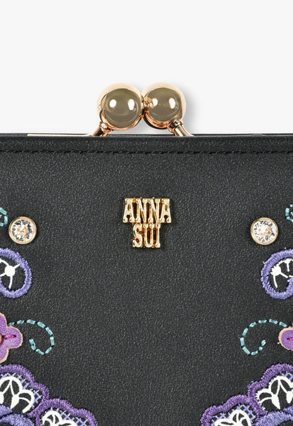 The Lullaby Wallet - Black | Anna Sui