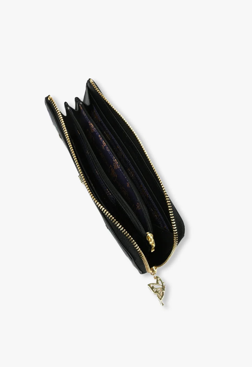 The Aria Wallet - Black | Anna Sui