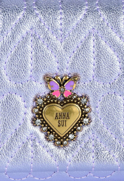 The Amour Wallet - Purple | Anna Sui