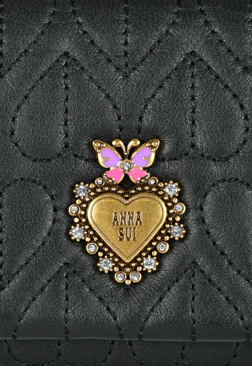 The Amour Wallet -Black | Anna Sui