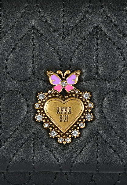 The Amour Wallet -Black | Anna Sui