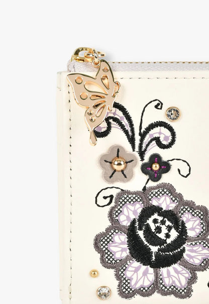 The Cadenza Wallet - Ivory | Anna Sui
