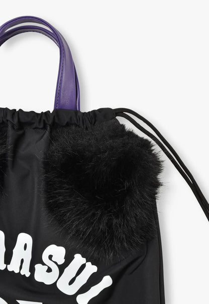 Black Cat Drawstring Bag | Anna Sui