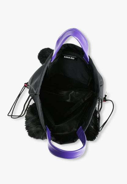 Black Cat Drawstring Bag | Anna Sui