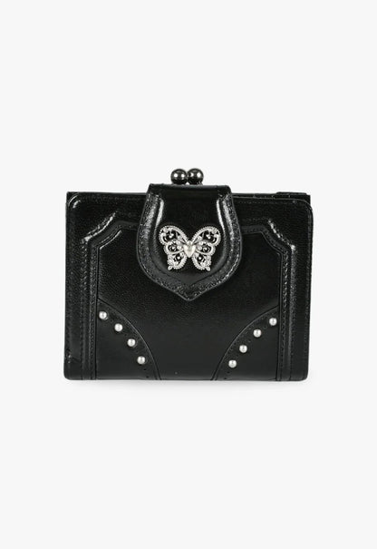 The Nathalia Wallet - Black | Anna Sui
