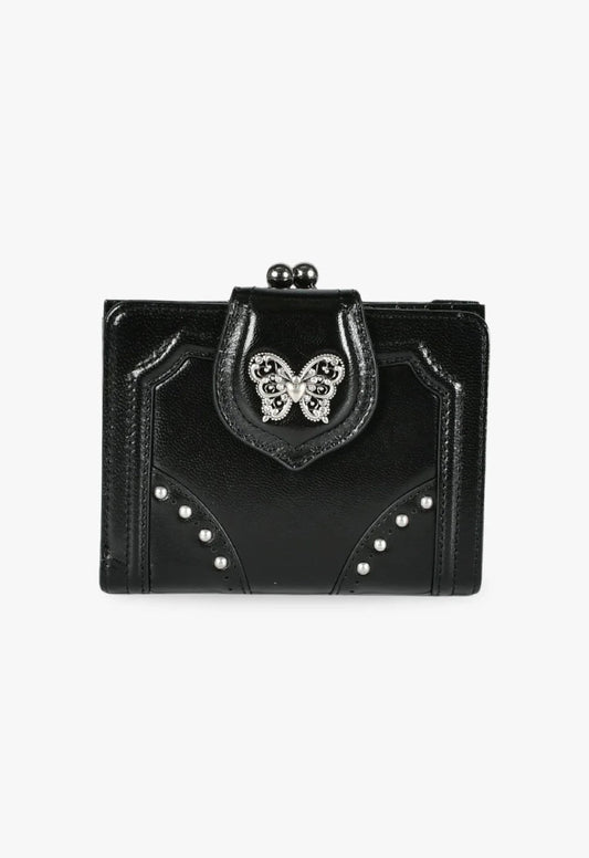 The Nathalia Wallet - Black | Anna Sui