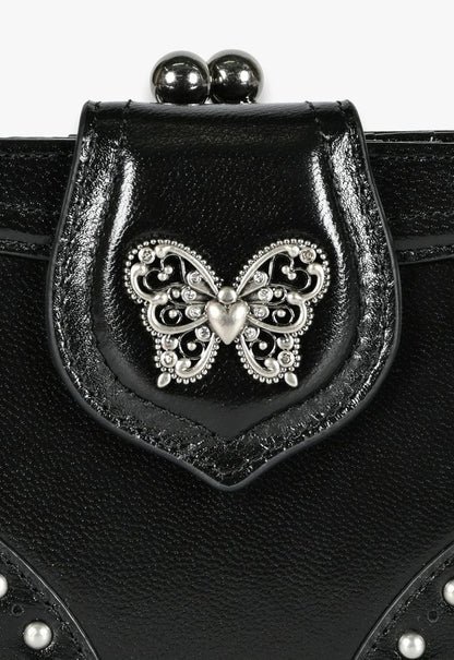 The Nathalia Wallet - Black | Anna Sui