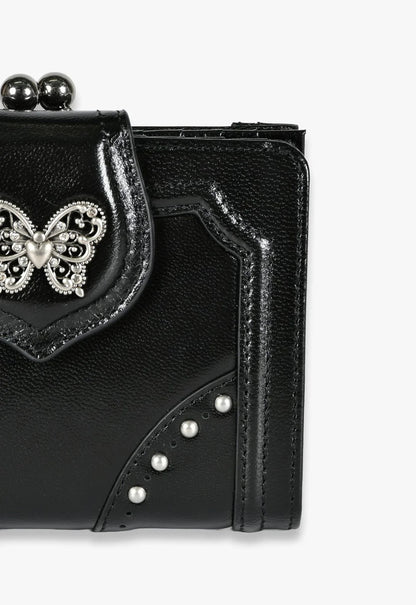 The Nathalia Wallet - Black | Anna Sui