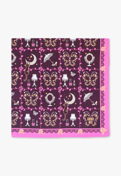 Rose Vine Decor Handkerchief | Anna Sui