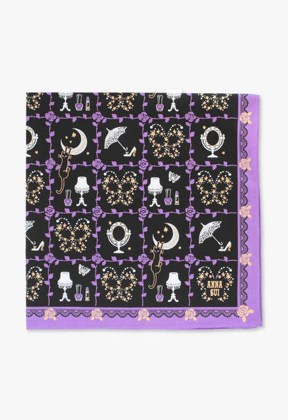 Rose Vine Decor Handkerchief | Anna Sui