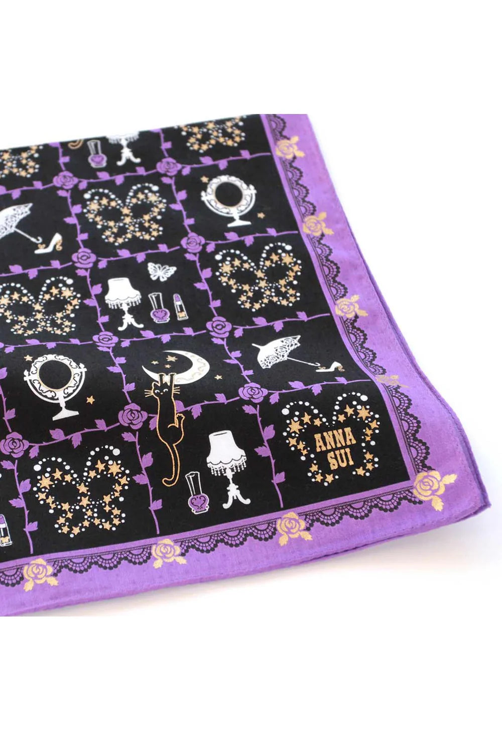 Rose Vine Decor Handkerchief | Anna Sui