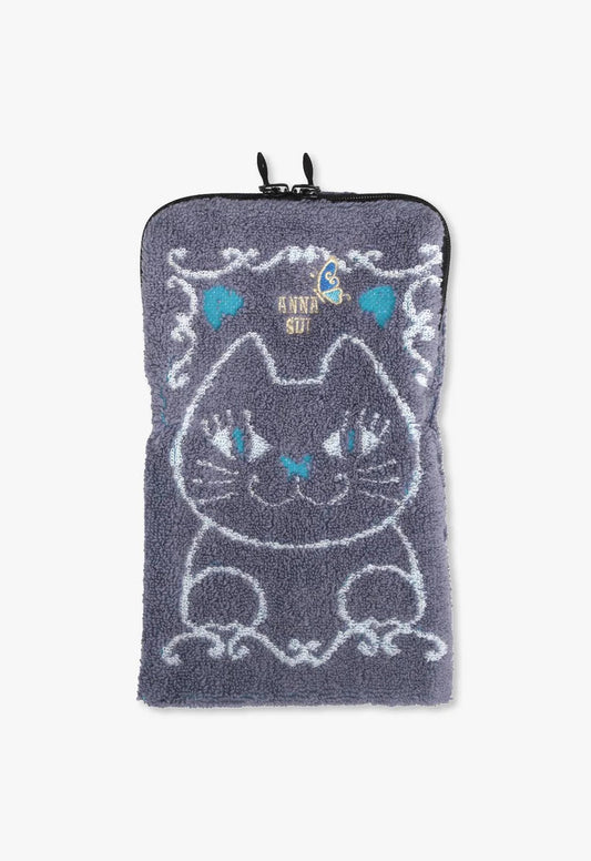 Cat Towel Zipper Pouch | Anna Sui