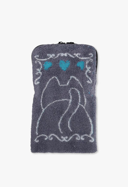 Cat Towel Zipper Pouch | Anna Sui