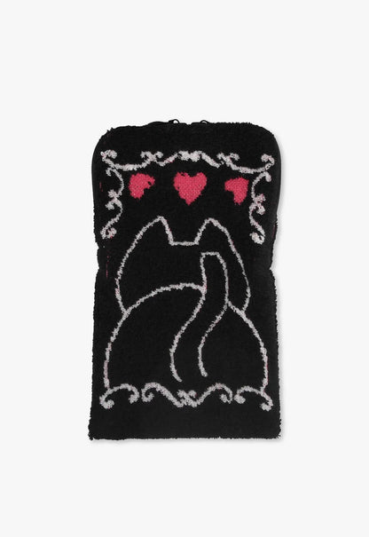 Cat Towel Zipper Pouch | Anna Sui