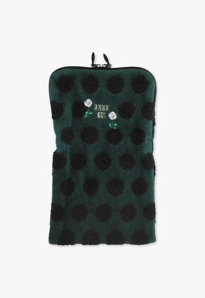 Polka Dot Towel Zipper Pouch | Anna Sui