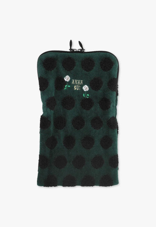 Polka Dot Towel Zipper Pouch | Anna Sui