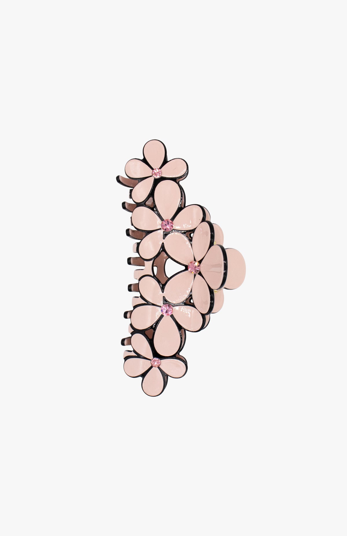 Layered Open Flower Large Jaw- Pink Gem | Anna Sui