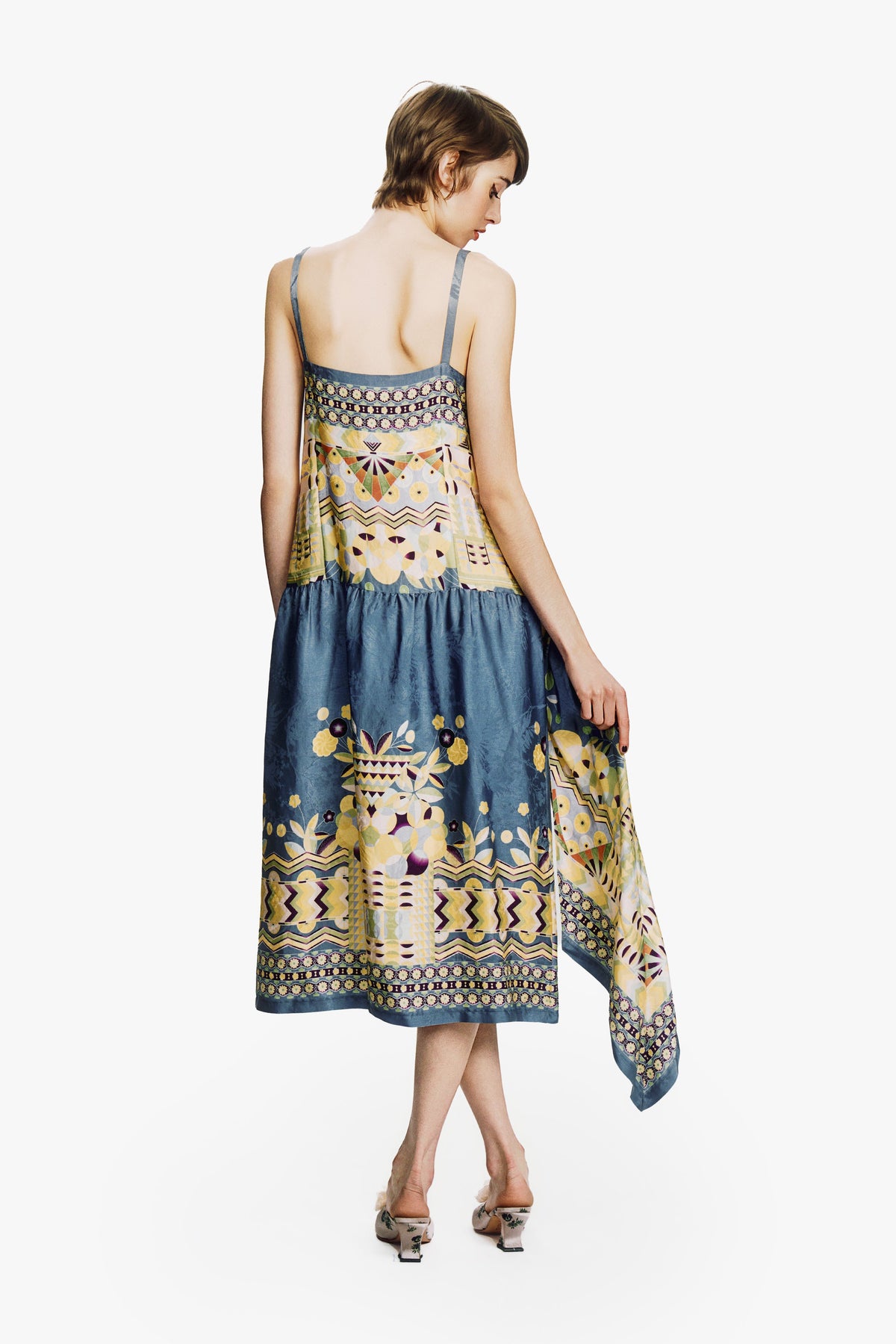 Pueblo Deco Border Dress | Anna Sui