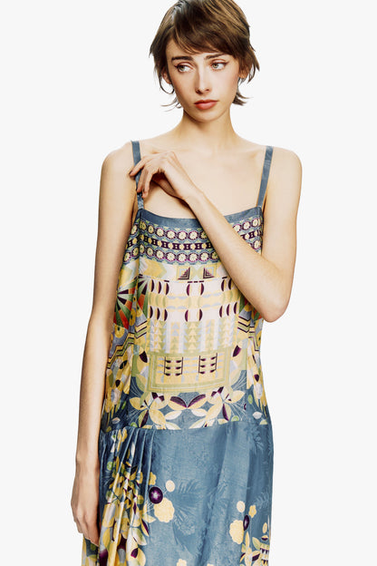 Pueblo Deco Border Dress | Anna Sui