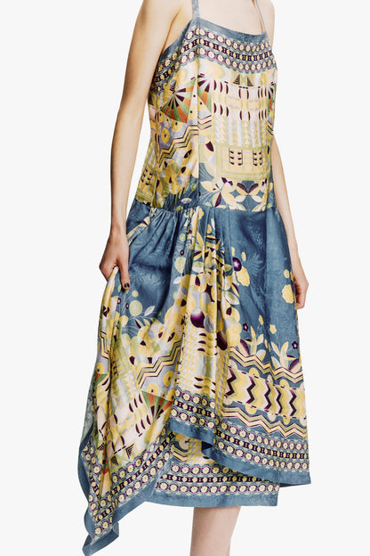 Pueblo Deco Border Dress | Anna Sui