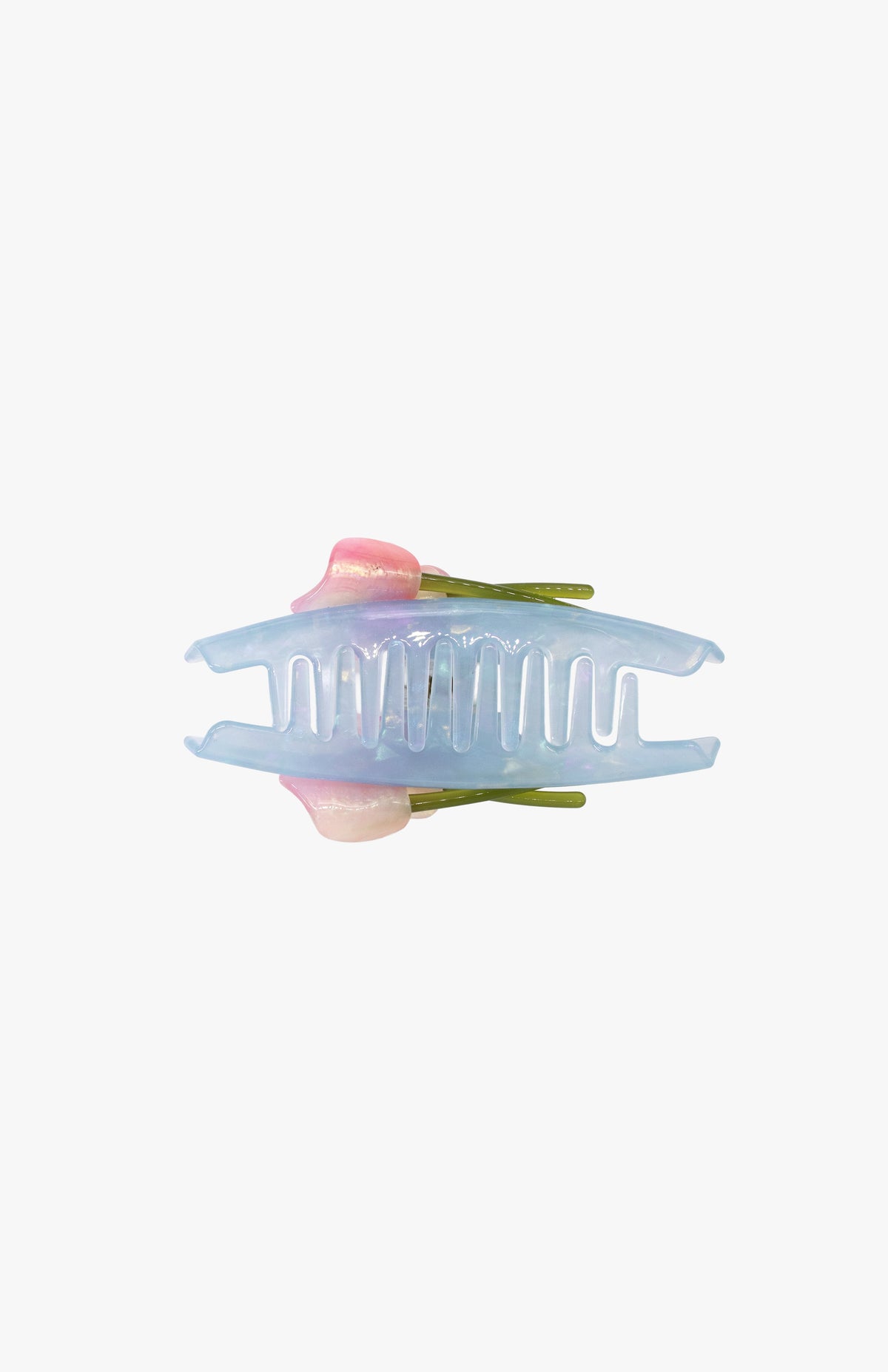 French Tulip Jaw Clip- Blue | Anna Sui