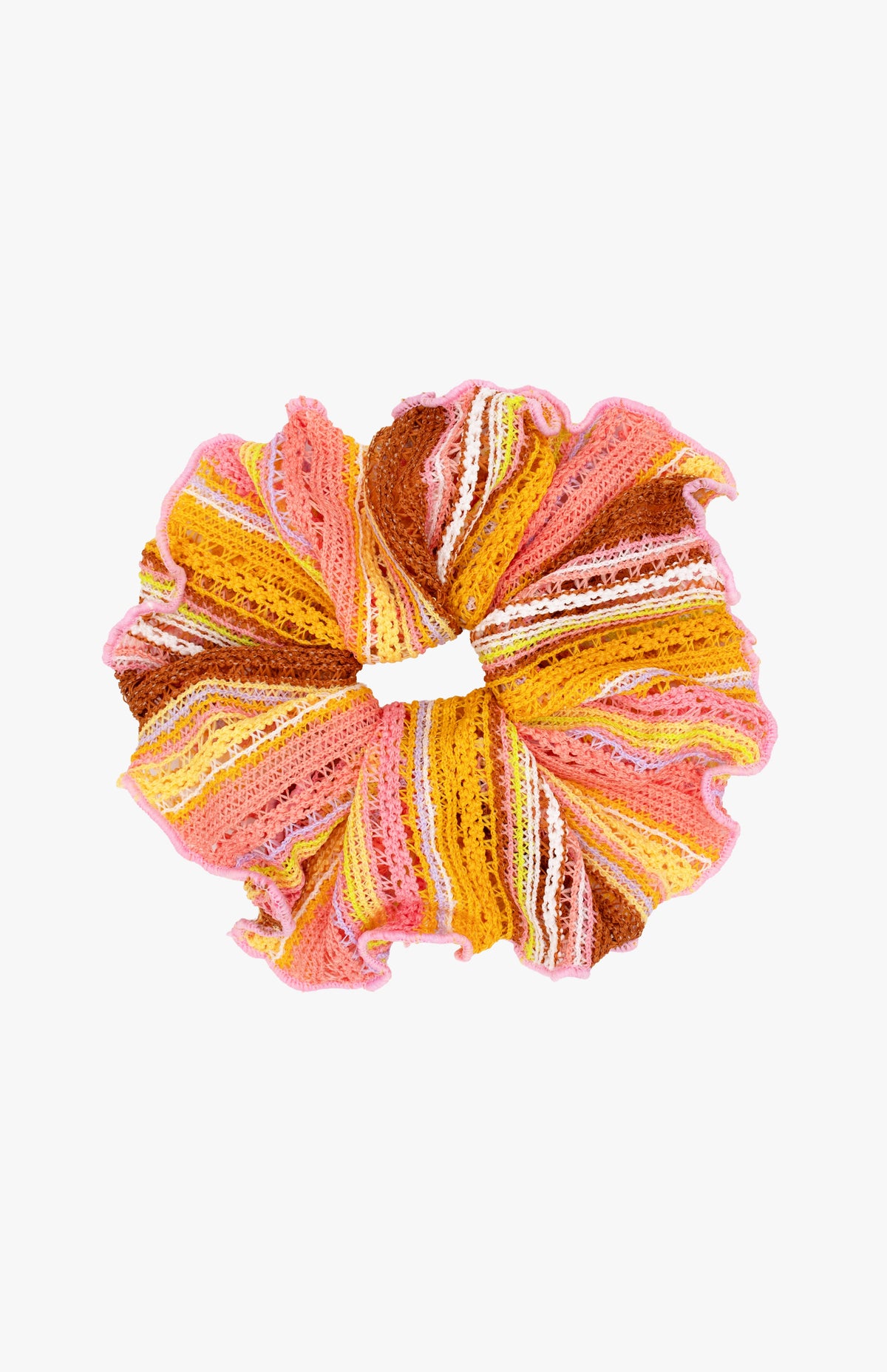 Crochet Stripe Scrunchie | Anna Sui