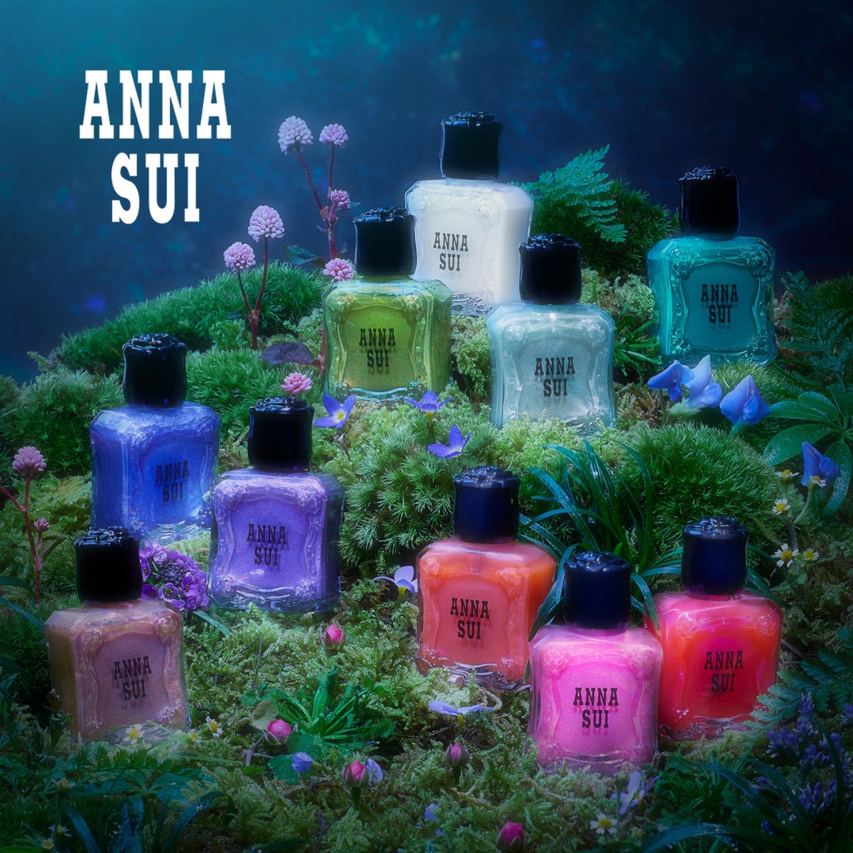 Limited Edition: Anna Sui Mysterious Night Nail Color Collection | Anna Sui