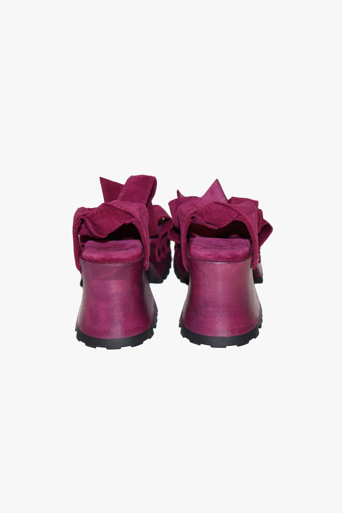 John Fluevog x Anna Sui Clog Sandals - Purple (Sample) | Anna Sui