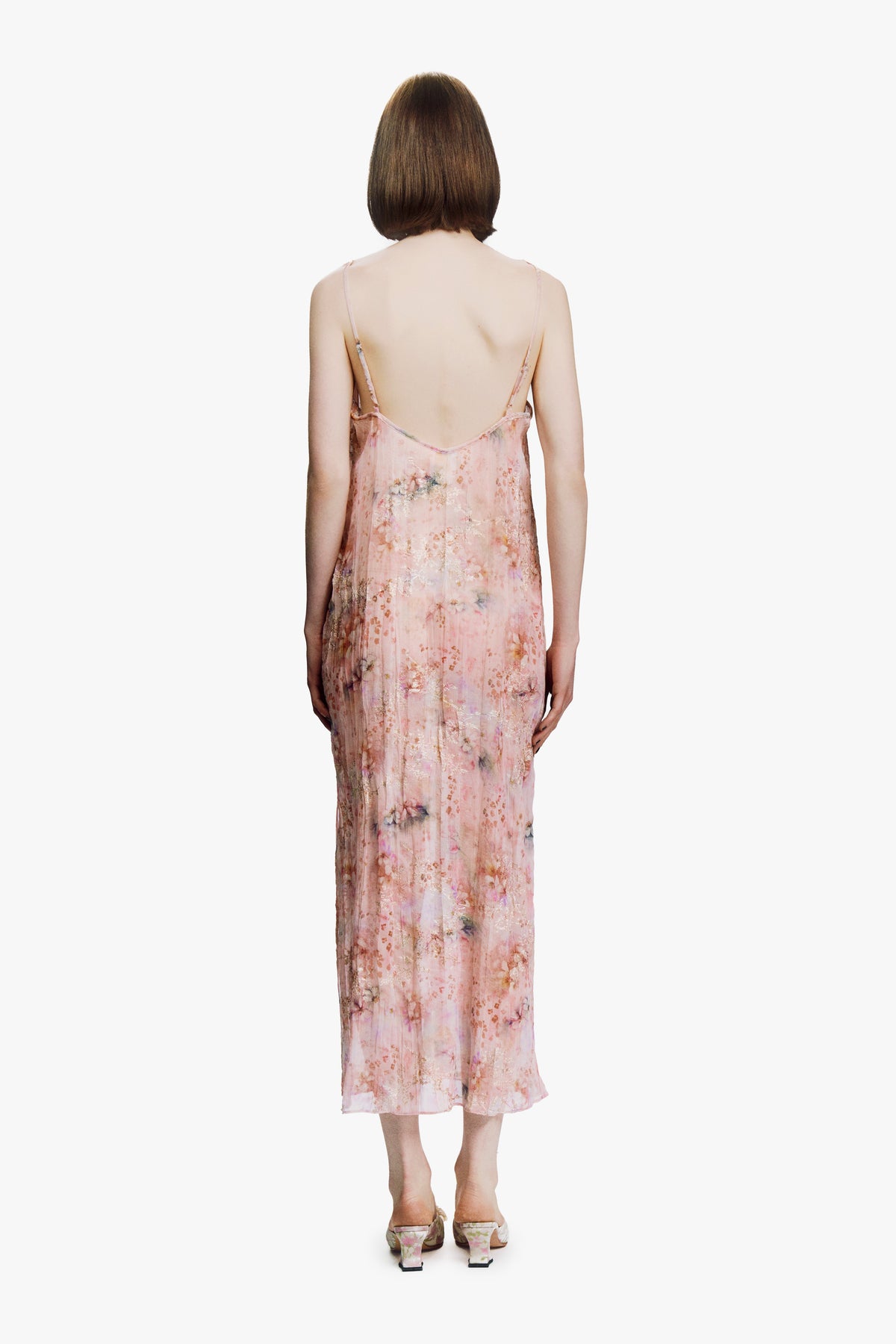 Oasis Blooms Slip Dress- Blush | Anna Sui