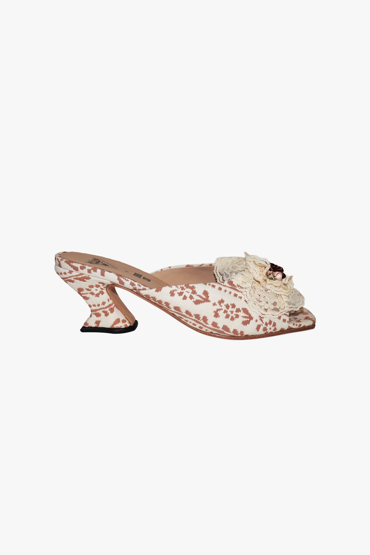John Fluevog x Anna Sui Brocade Mule Sienna (Sample) | Anna Sui