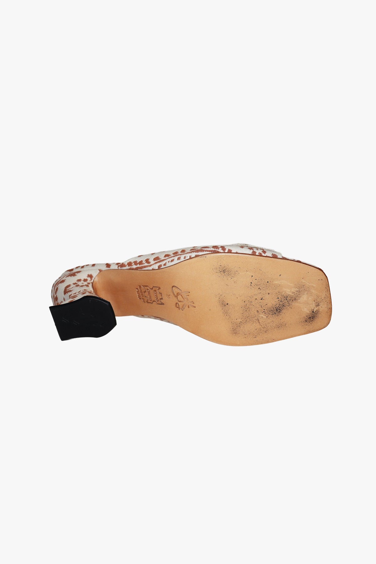 John Fluevog x Anna Sui Brocade Mule Sienna (Sample) | Anna Sui
