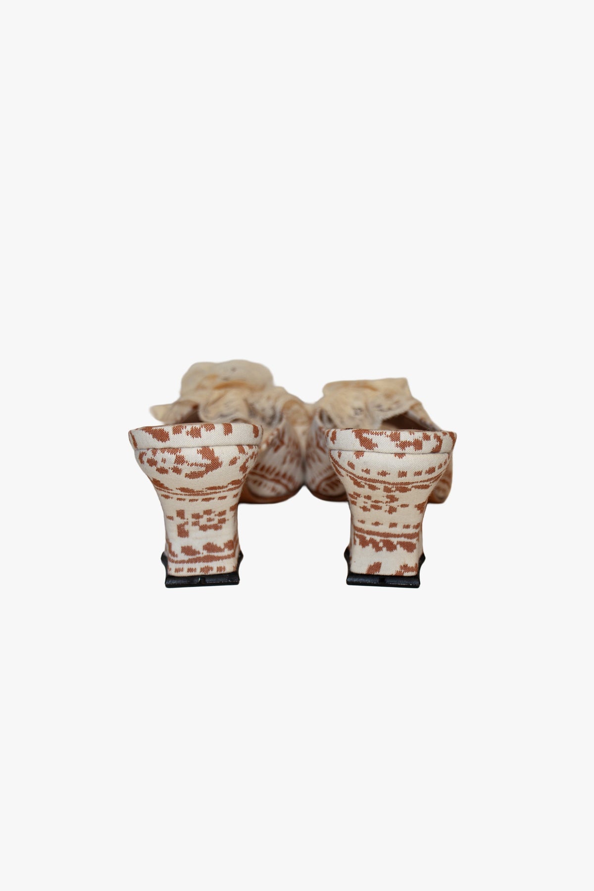 John Fluevog x Anna Sui Brocade Mule Sienna (Sample) | Anna Sui