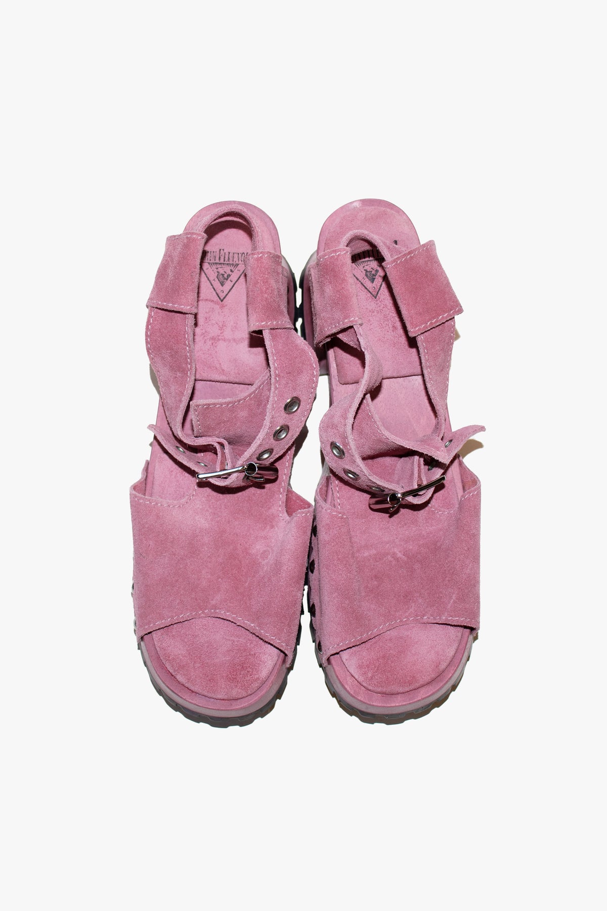 John Fluevog x Anna Sui Clog Sandals - Mauve (Sample) | Anna Sui