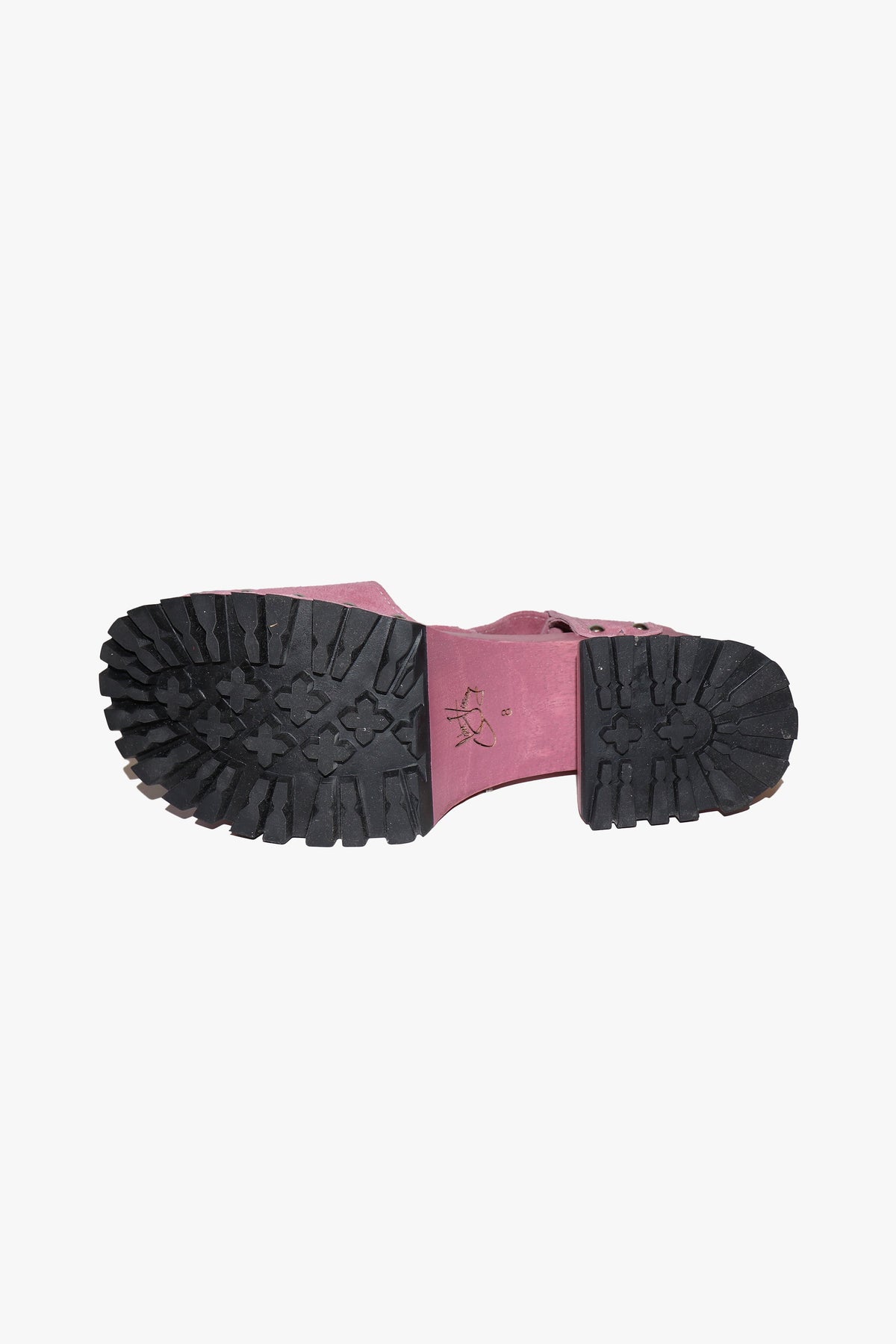 John Fluevog x Anna Sui Clog Sandals - Mauve (Sample) | Anna Sui