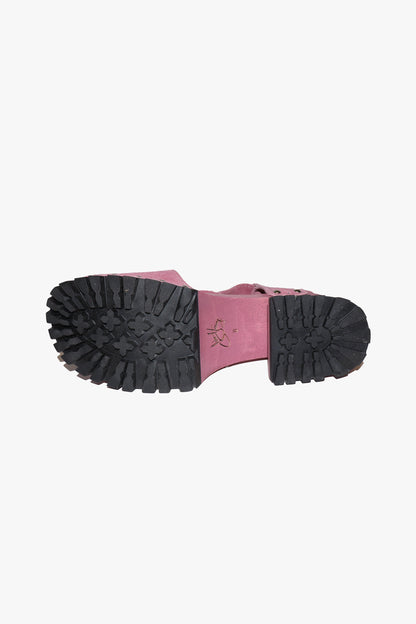 John Fluevog x Anna Sui Clog Sandals - Mauve (Sample) | Anna Sui