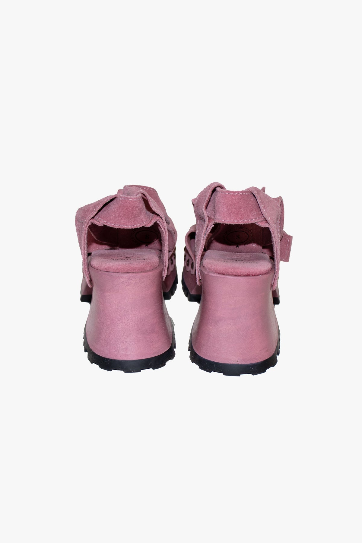 John Fluevog x Anna Sui Clog Sandals - Mauve (Sample) | Anna Sui
