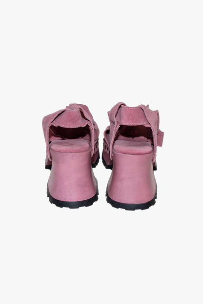 John Fluevog x Anna Sui Clog Sandals - Mauve (Sample) | Anna Sui
