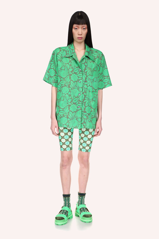 Utopian Gingham Bike Shorts | Anna Sui