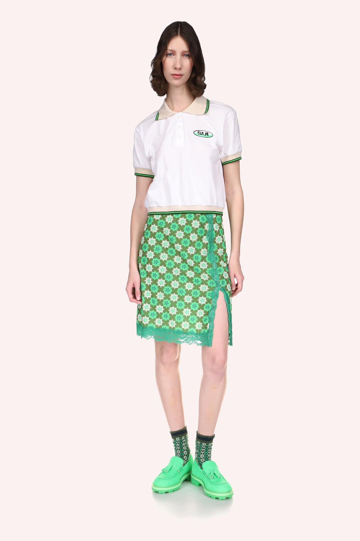 Deco Polo Tee | Anna Sui