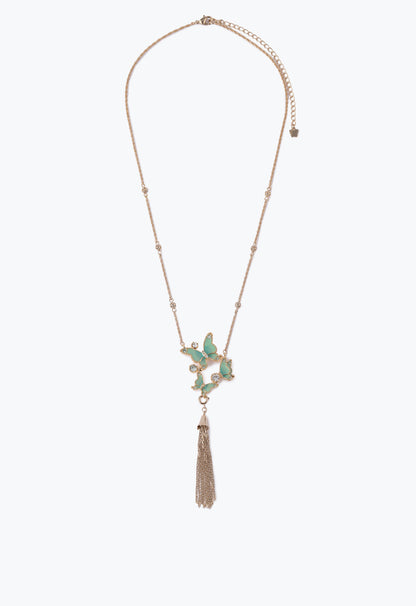 Butterfly Trio Statement Necklace | Anna Sui
