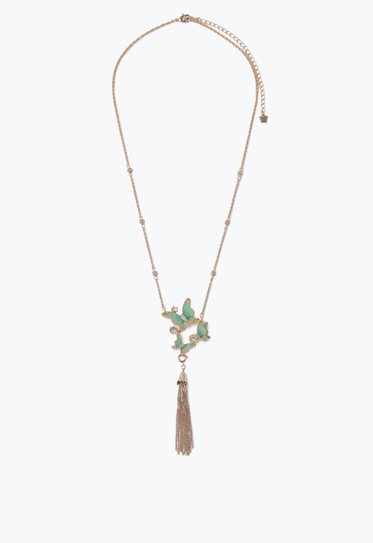 Butterfly Trio Statement Necklace | Anna Sui