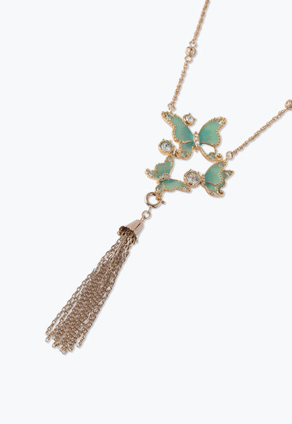 Butterfly Trio Statement Necklace | Anna Sui