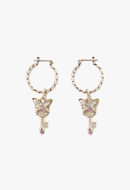 Butterfly Key Earrings | Anna Sui