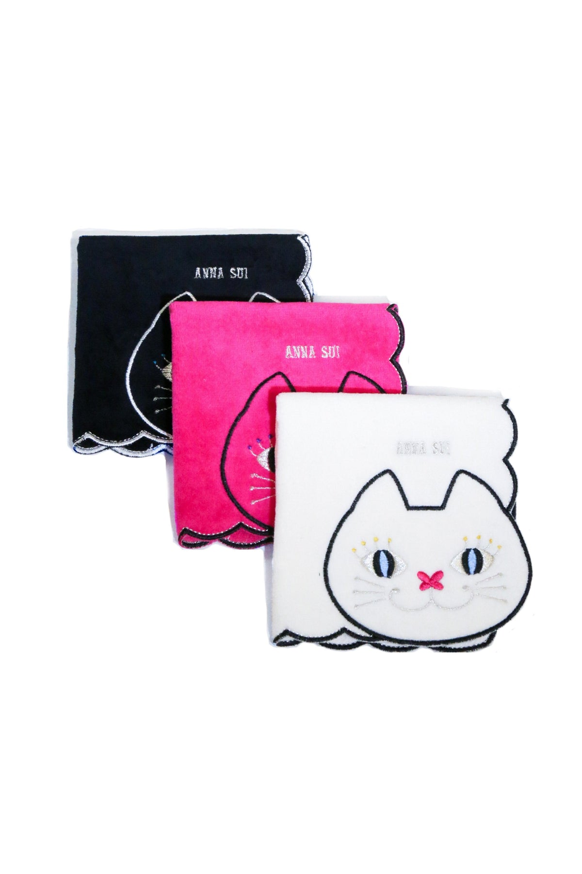 Cat Embroidery Washcloth | Anna Sui