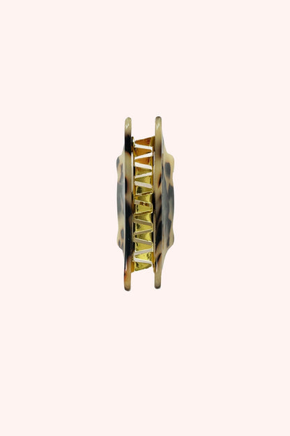 Etched Large Cat Jaw Clip White Tokyo | Anna Sui