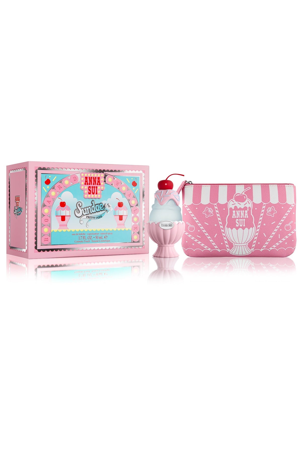 Sundae Pretty Pink Gift Set Eau de Toilette | Anna Sui