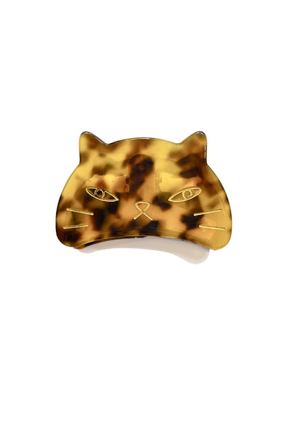 Etched Large Cat Jaw Clip Tokyo | Anna Sui